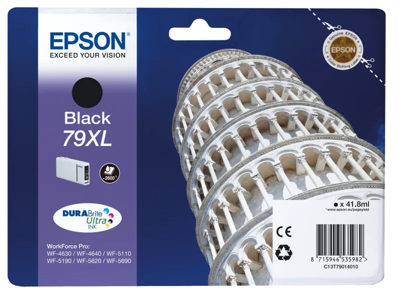 Epson Cartouche T7901 Noir XL pour WF-5xxx