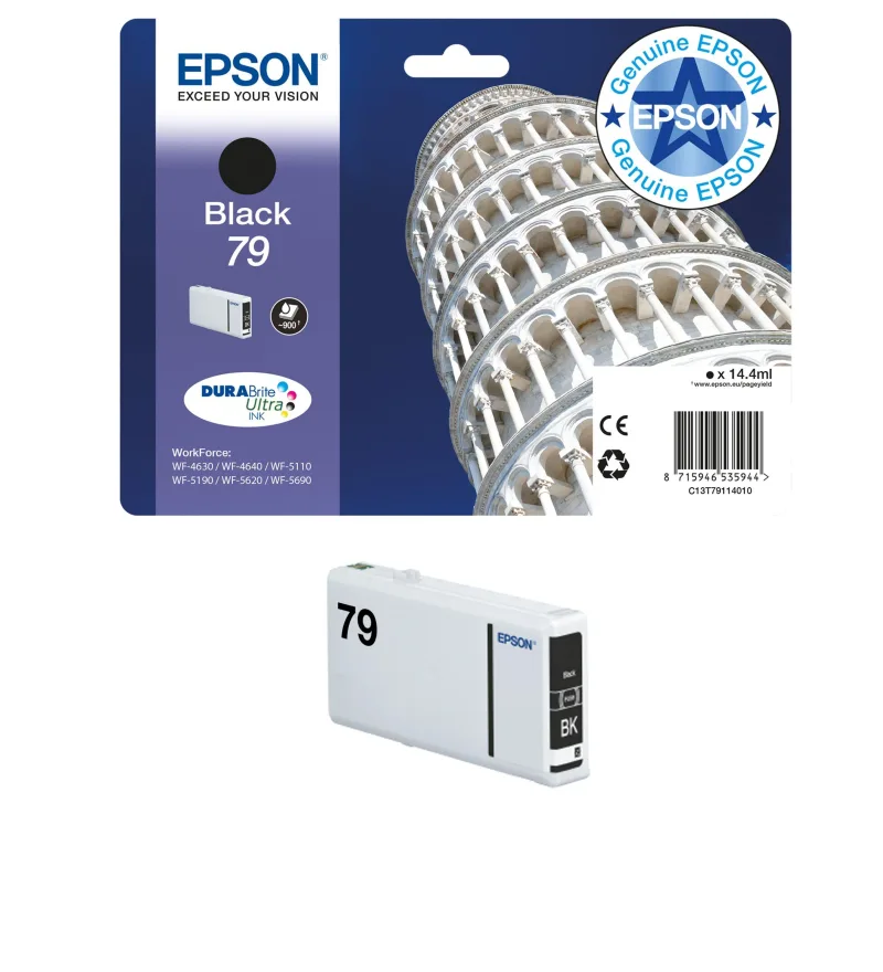 Epson Cartouche T7911 Noir L pour WF-5xxx
