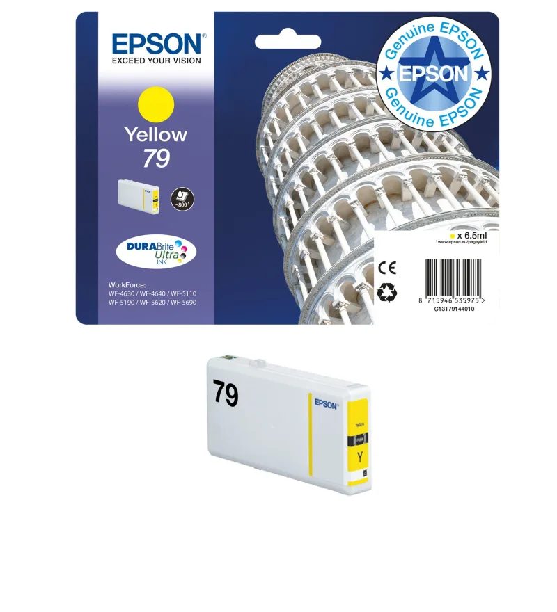 Epson Cartouche T7914 Jaune L pour WF-5xxx